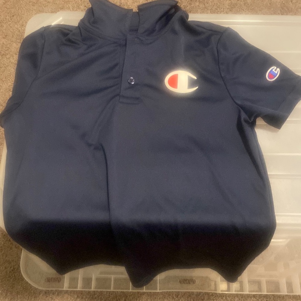 Champion blue polo - size Medium
